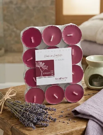 Set lumanari parfumate 24 bucati Zd Trading, roz