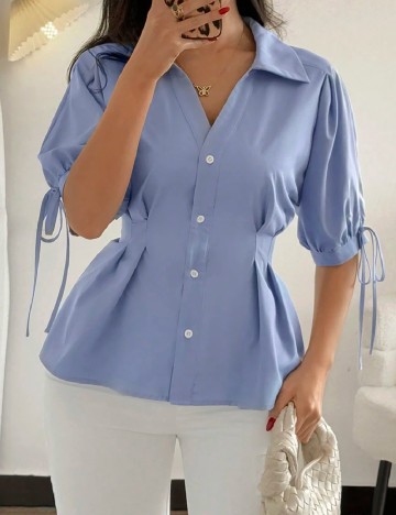 Camasa SHEIN, albastru