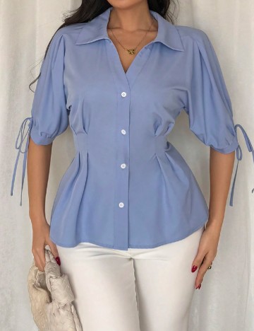 Camasa SHEIN, albastru