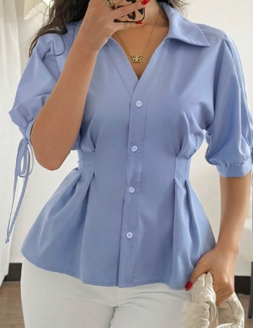 Camasa SHEIN, albastru