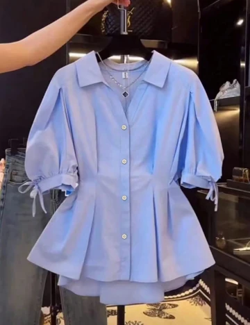 Camasa SHEIN, albastru