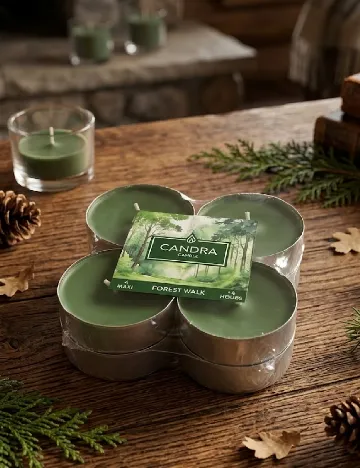 Set lumanari parfumate 4 bucati Zd Trading, verde