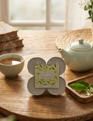 Set lumanari parfumate 4 bucati Zd Trading, gri