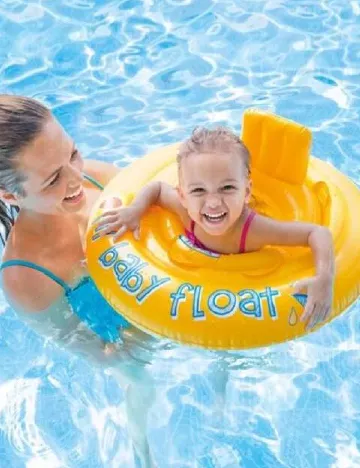 Colac de inot pentru copii INTEX, galben