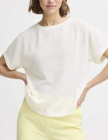 Tricou b.young, ecru