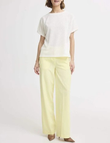 Tricou b.young, ecru