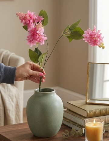 Floare artificiala HOME, roz