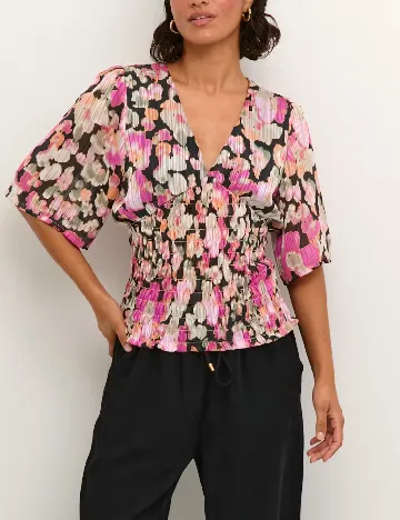 Bluza Kaffe, mix culori