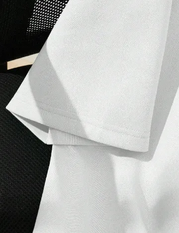 Tricou Shein Kids, alb