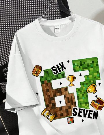 Tricou Shein Kids, alb