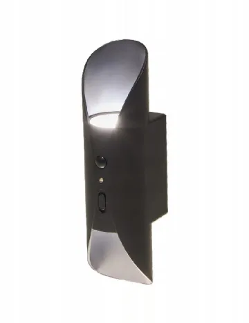 Lampa reincarcabila de perete cu senzor ACTION, negru