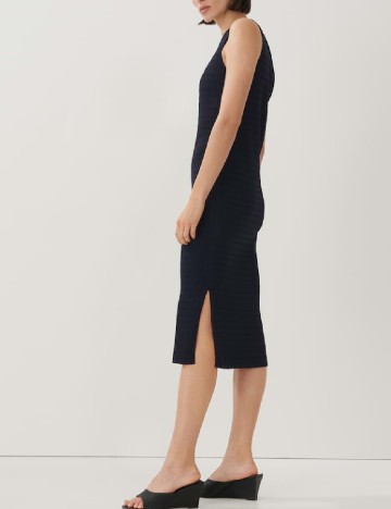 Rochie medie Someday, bleumarin inchis