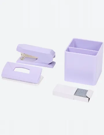 Organizator de birou cu accesorii Dayes, mov