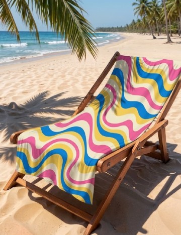 Prosop de plaja KONIMPEX, mix culori