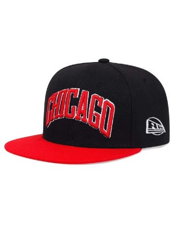 Sapca SHEIN, negru/rosu