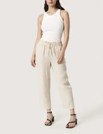 Pantaloni Soaked In Luxury, bej