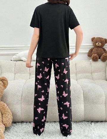 Pijama Shein Kids, negru