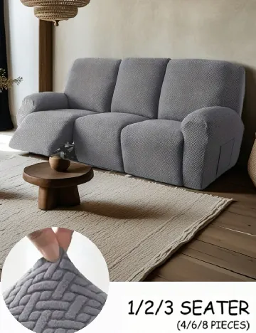 Husa pentru canapea 4 bucati SHEIN, gri