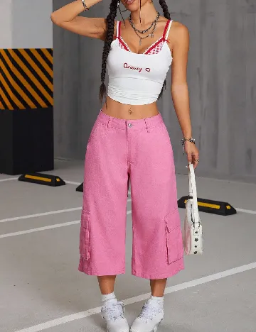 Pantaloni scurti SHEIN, roz