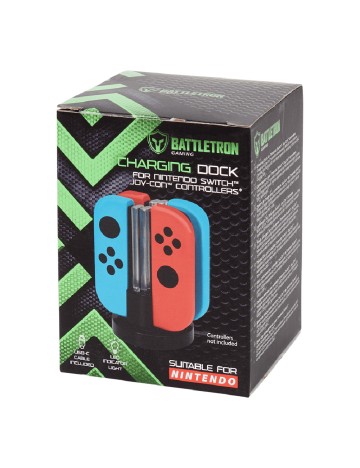 Statie de incarcare pentru controlere Joy-Con Battletron, negru