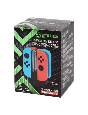Statie de incarcare pentru controlere Joy-Con Battletron, negru