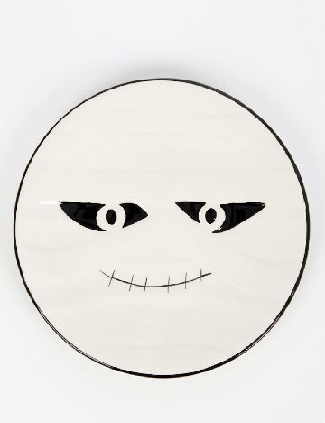 Farfurie HTL, alb/negru