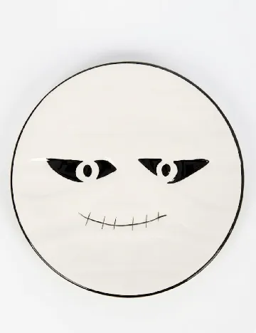 Farfurie HTL, alb/negru