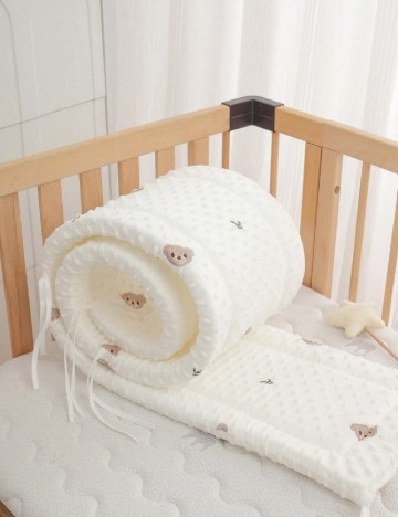 Saltea de protectie pentru bebelusi SHEIN, alb