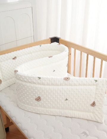 Saltea de protectie pentru bebelusi SHEIN, alb