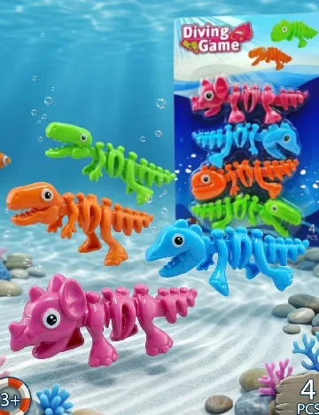 Set jucarii pentru piscina 4 bucati Zd Trading, mix culori