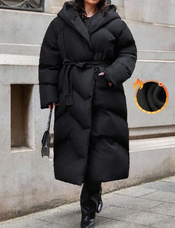 Geaca SHEIN CURVE, negru