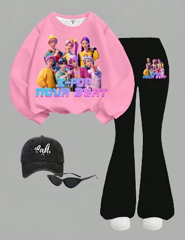 Compleu Shein Kids, mix culori