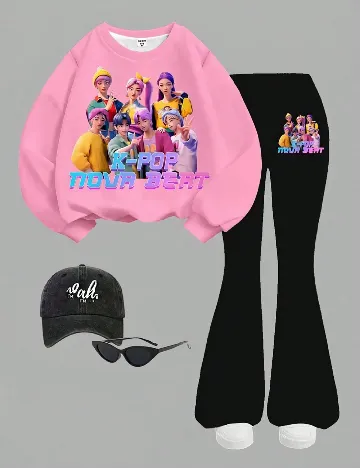 Compleu Shein Kids, mix culori