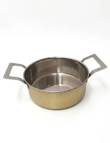 Mini oala servire Zd Trading, auriu