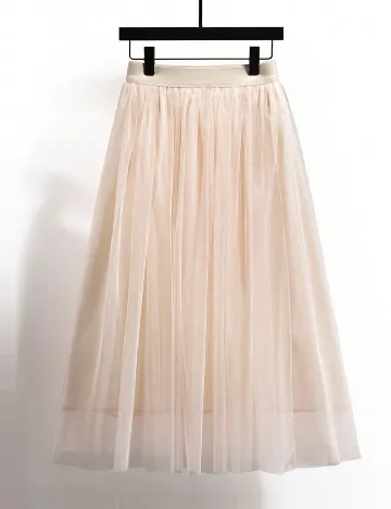 Fusta SHEIN, crem