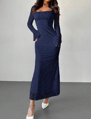 Rochie lunga SHEIN, albastru