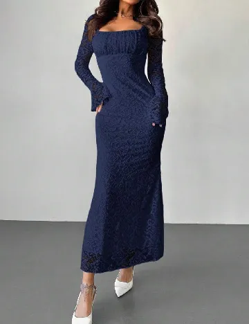 Rochie lunga SHEIN, albastru