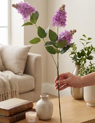 Floare artificiala HOME, mov