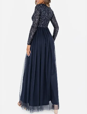 Rochie lunga Maya Deluxe, bleumarin