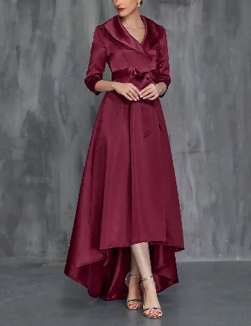 Rochie medie Faeriesty, visiniu