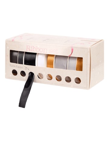 Set panglica decorativa 8 bucati Via Chasse, mix culori