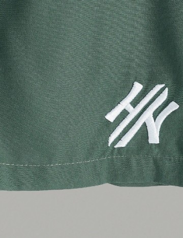 Compleu SHEIN, verde/alb