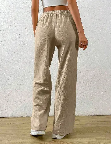 Pantaloni SHEIN CURVE, bej