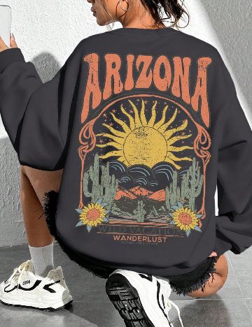 Bluza Oversize SBetro, gri