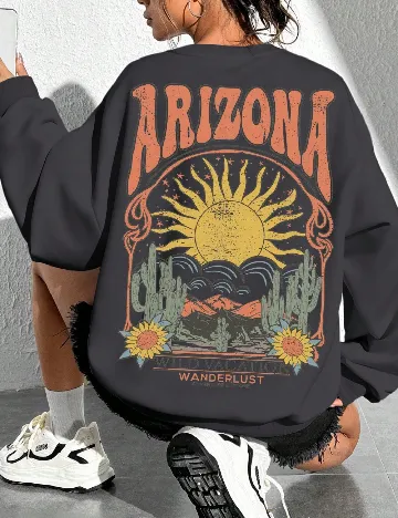 Bluza Oversize SBetro, gri