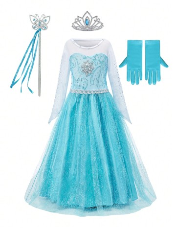 Rochie Shein Kids, albastru