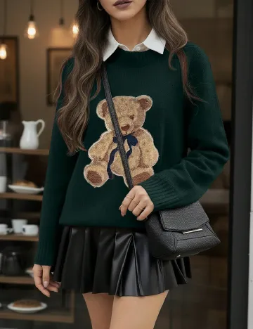 Pulover SHEIN, verde