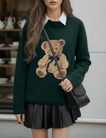 Pulover SHEIN, verde