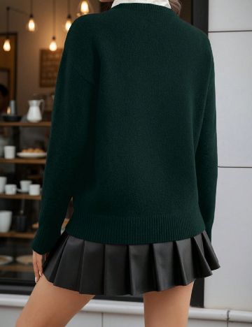 Pulover SHEIN, verde