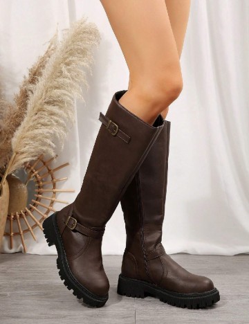 Cizme SHEIN, maro